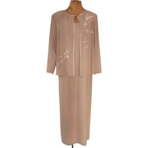 Patra 2-Piece Formal Dress Set Women's Large Mother Of The Bride